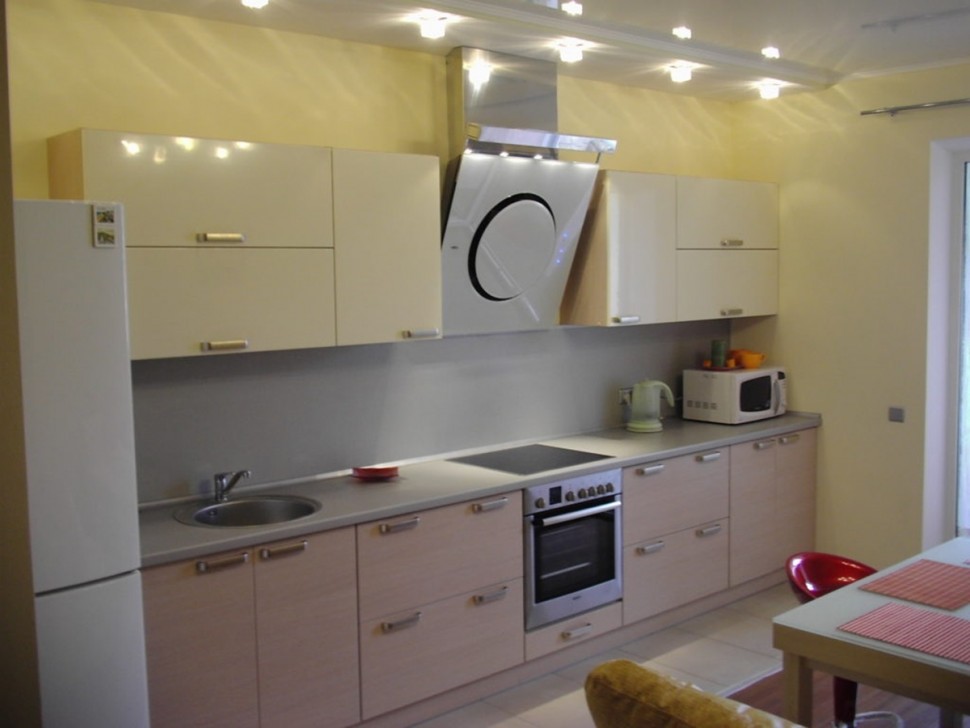 Кантри американская крашенная кухня Deluxe, ДСП 1м Вариант 1238