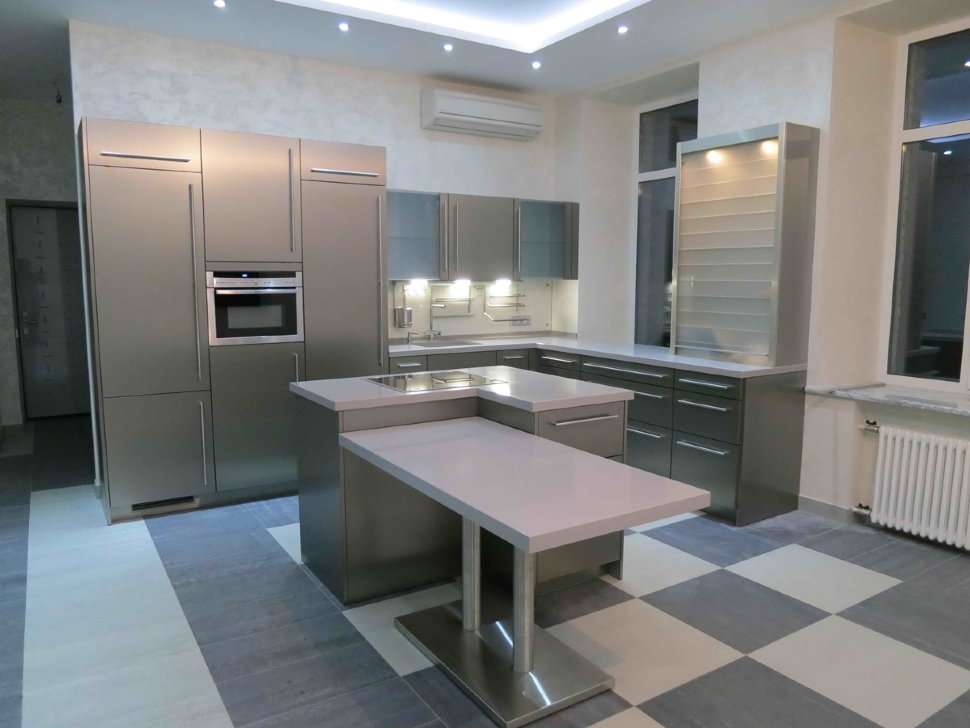 Класcика американская крашенная кухня Germes, ДСП 1м Вариант 158