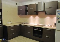 Минимализм восточная пластик кухня Germes, ДСП 1м Вариант 554