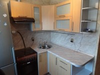 Минимализм немецкая пластик кухня Deluxe, ДСП 1м Вариант 1679