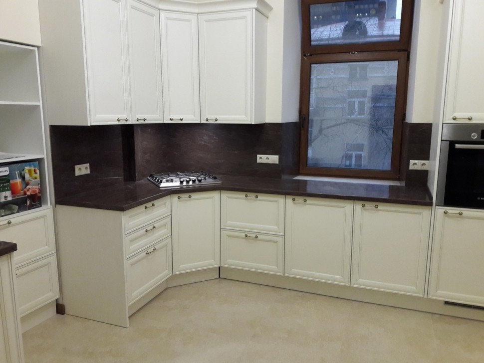 Лофт американская рамочный мдф кухня Deluxe, ДСП 1м Вариант 1868