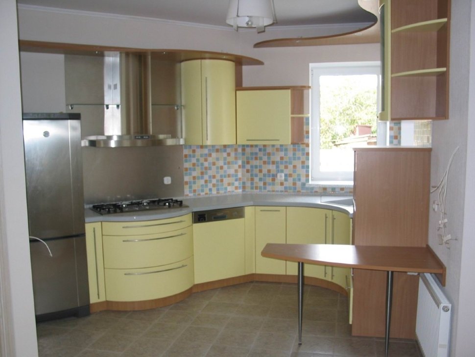 Барокко немецкая пластик кухня Germes, ДСП 1м Вариант 421