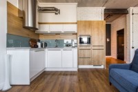 Голубая кухня 1 метр угловая Germes ДСП, МДФ 1 метр Вариант 2557