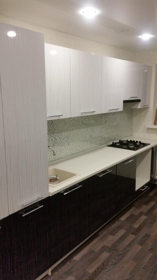 Классическая немецкая пластиковая кухня Germes, ДСП 1м Вариант 515