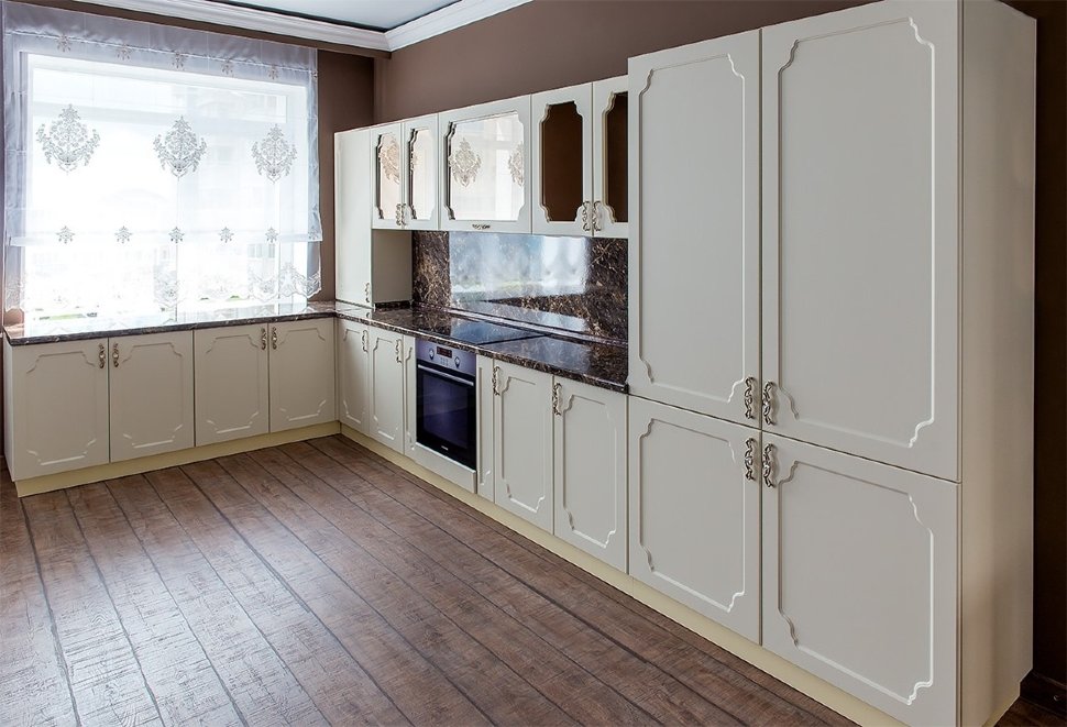 Барокко восточная фрезерованный мдф кухня Germes, ДСП 1м Вариант 702