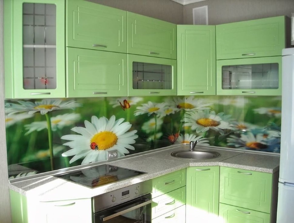 Модерн европейская кухня пленка Germes, ДСП 1м Вариант 938