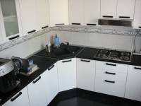 Лофт американская пластик кухня Germes, ДСП 1м Вариант 517