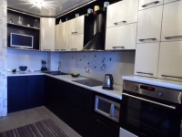 Красная мебель для кухни угловая Germes ДСП, МДФ 1 метр Вариант 2427