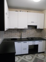 Модерн европейская пластик кухня Germes, ДСП 1м Вариант 594