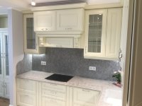 Хай-тек немецкая рамочный мдф кухня Germes, ДСП 1м Вариант 880