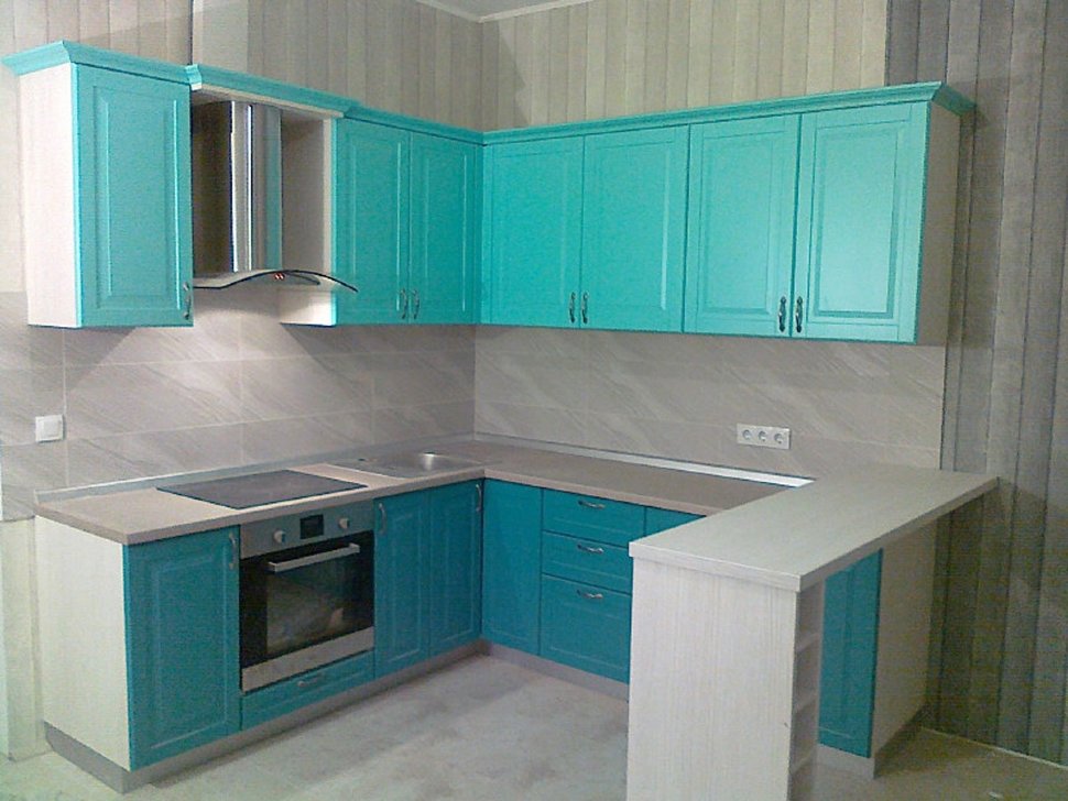 Прованс итальянская фрезерованный мдф кухня Germes, ДСП 1м Вариант 838