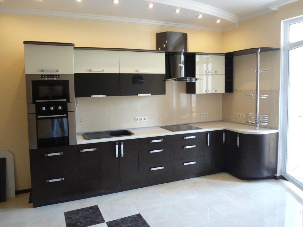 Кантри американская крашенная кухня Germes, ДСП 1м Вариант 133