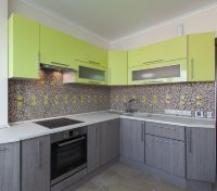 Лофт восточная кухня краска Germes, ДСП 1м Вариант 223