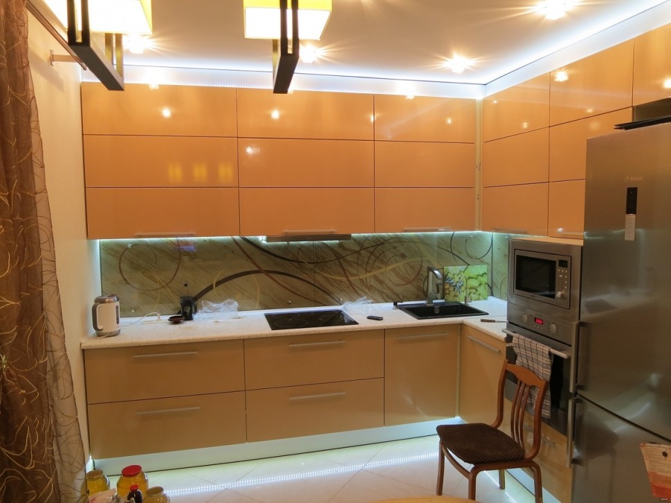 Классическая американская кухня краска Deluxe, ДСП 1м Вариант 1294