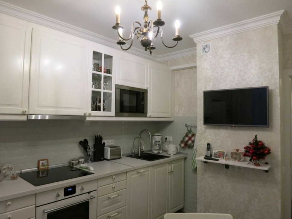 Жёлтая кухня дизайн угловая Germes ДСП, МДФ 1 метр Вариант 2339