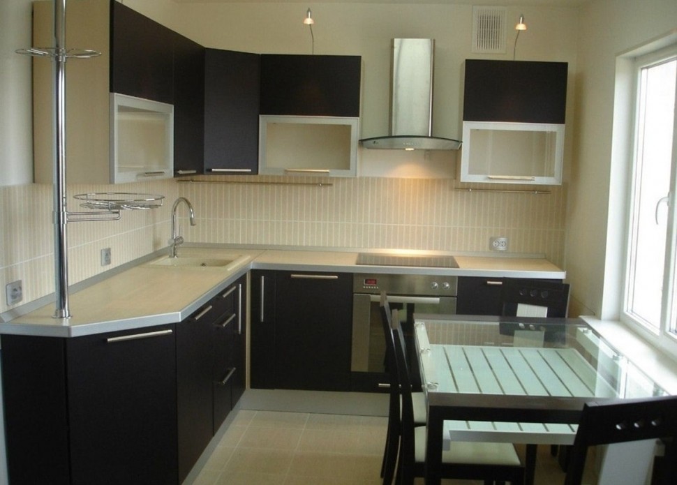 Классическая американская пластик кухня Deluxe, ДСП 1м Вариант 1593