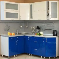 Кантри американская пластиковая кухня Germes, ДСП 1м Вариант 437