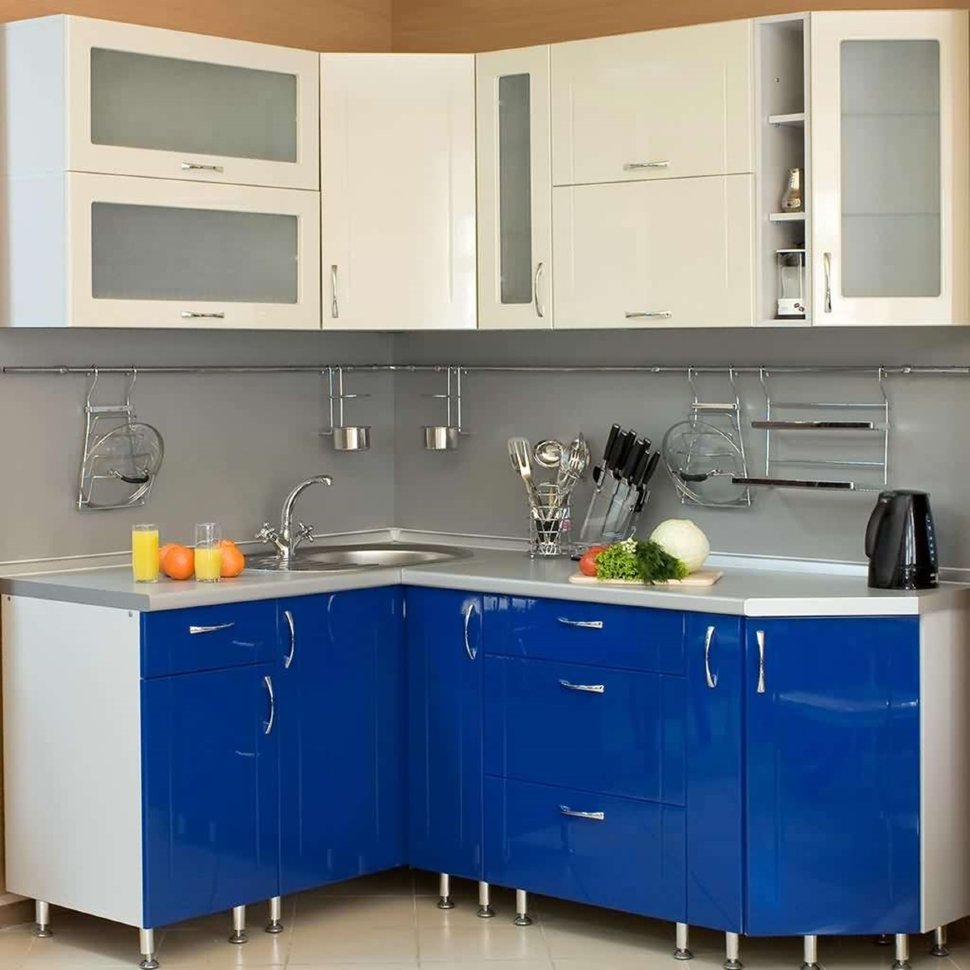 Кантри американская пластиковая кухня Germes, ДСП 1м Вариант 437