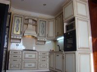 Рококо немецкая рамочный мдф кухня Germes, ДСП 1м Вариант 855