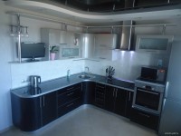 Лофт итальянская кухня стекло Germes, ДСП 1м Вариант 770