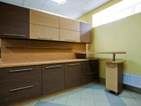 Хай-тек итальянская пластик кухня Germes, ДСП 1м Вариант 689