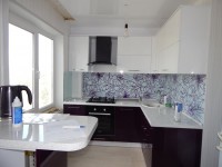 Кантри итальянская пластик кухня Deluxe, ДСП 1м Вариант 1553