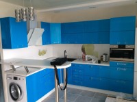 Минимализм американская кухня краска Germes, ДСП 1м Вариант 250