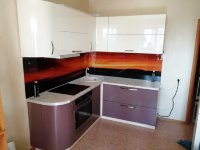 Классическая восточная крашенная кухня Germes, ДСП 1м Вариант 193