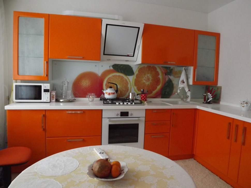 Кантри восточная крашенная кухня Deluxe, ДСП 1м Вариант 1248