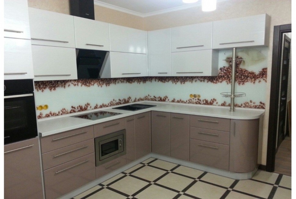 Кантри итальянская пластик кухня Deluxe, ДСП 1м Вариант 1556