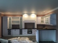 Хай-тек европейская кухня стекло Deluxe, ДСП 1м Вариант 2250