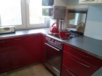 Белая кухня дизайн угловая Germes ДСП, МДФ 1 метр Вариант 2277