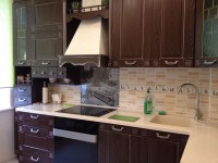 Голубая кухня 1 метр угловая Germes ДСП, МДФ 1 метр Вариант 2290