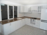 Барокко немецкая деревянная кухня ДСП 1м 