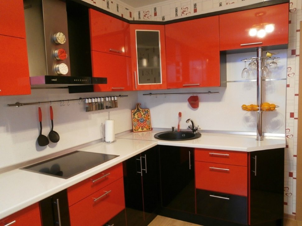 Модерн европейская пластик кухня Germes, ДСП 1м Вариант 598