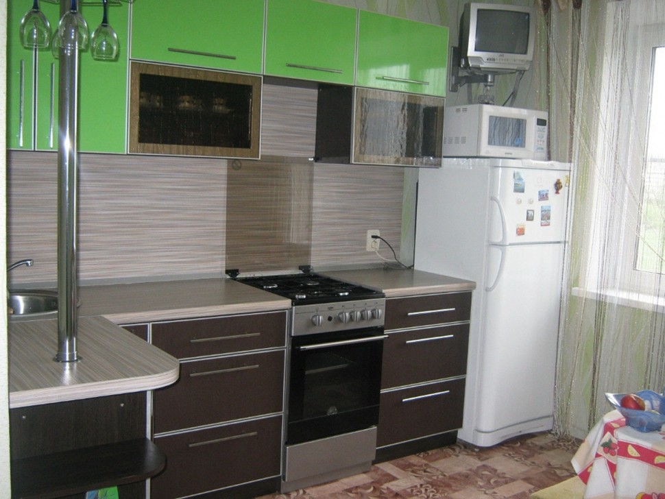 Барокко немецкая кухня краска Deluxe, ДСП 1м Вариант 1227