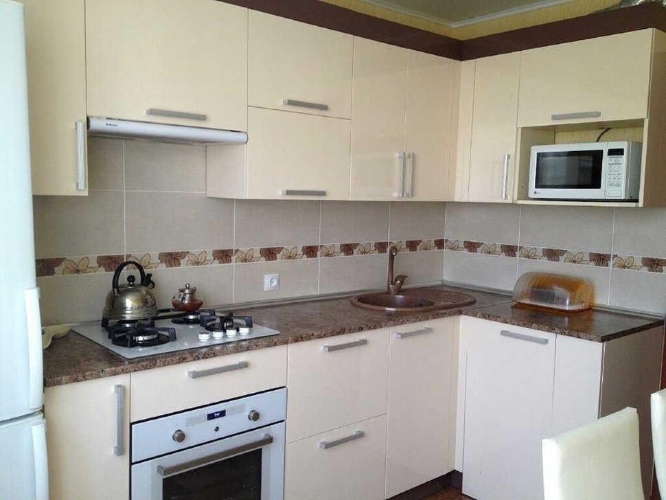 Рококо восточная пластик кухня Germes, ДСП 1м Вариант 648