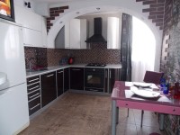 Синяя кухня 2 метра угловая Germes ДСП, МДФ 1 метр Вариант 2491