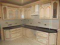 Барокко немецкая фрезерованный мдф кухня Germes, ДСП 1м Вариант 705