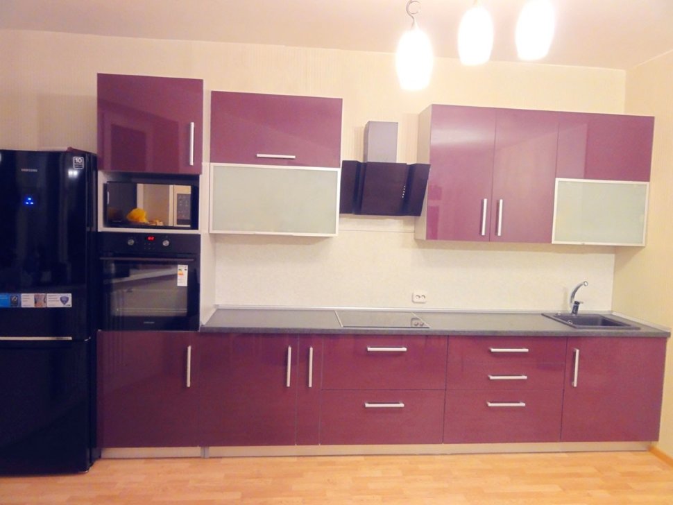 Барокко итальянская пластик кухня Germes, ДСП 1м Вариант 415