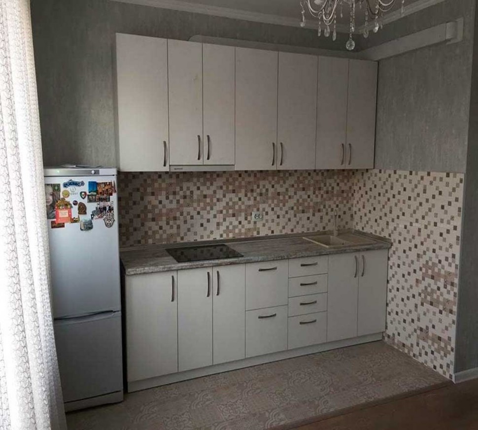 Барокко итальянская пластик кухня Deluxe, ДСП 1м Вариант 1519