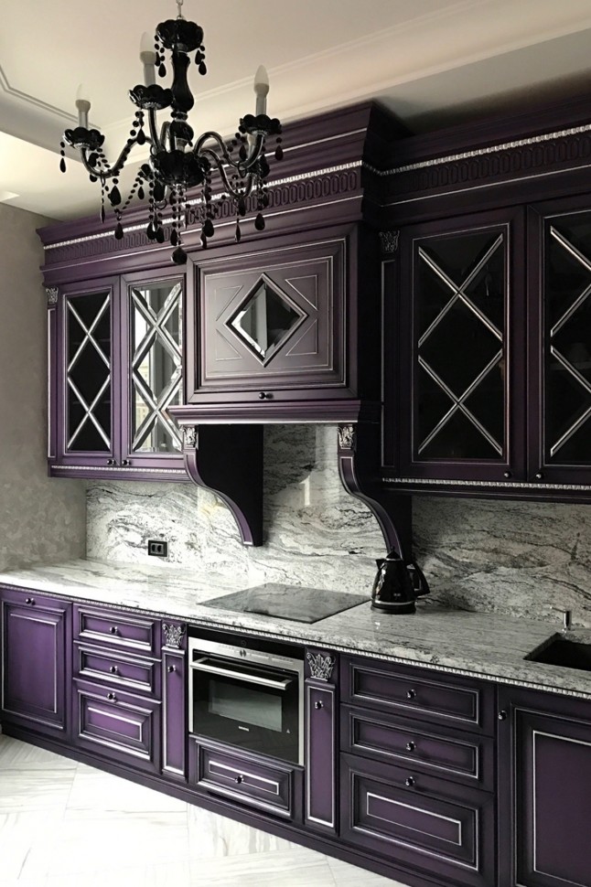 Лофт итальянская деревянная кухня Deluxe, ДСП 1м Вариант 1153