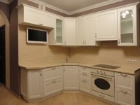 Хай-тек немецкая стеклянная кухня Germes, ДСП 1м Вариант 1100