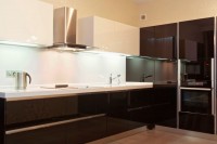 Хай-тек европейская кухня стекло Germes, ДСП 1м Вариант 868