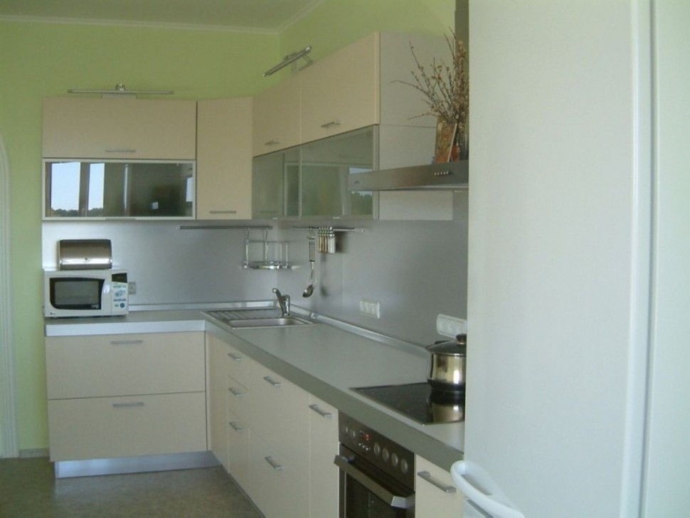 Жёлтая кухня 1 метр угловая Germes ДСП, МДФ 1 метр Вариант 2320