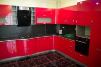 Кантри американская крашенная кухня Germes, ДСП 1м Вариант 132