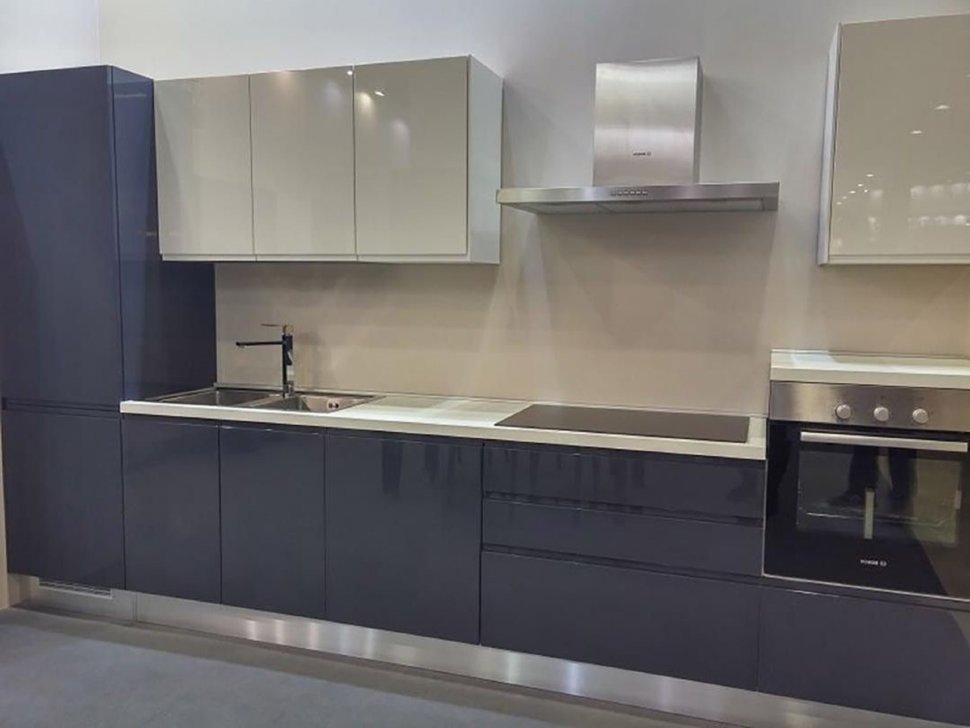 Кантри американская крашенная кухня Germes, ДСП 1м Вариант 134