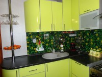 Розовая кухня 1 метр угловая Germes ДСП, МДФ 1 метр Вариант 2460