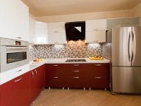 Хай-тек немецкая кухня краска Germes, ДСП 1м Вариант 397