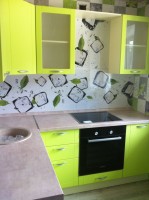 Кантри итальянская пластик кухня Germes, ДСП 1м Вариант 448